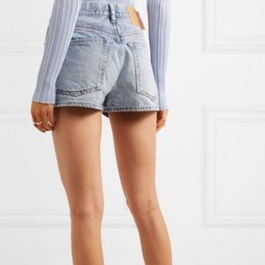 acne denim shorts